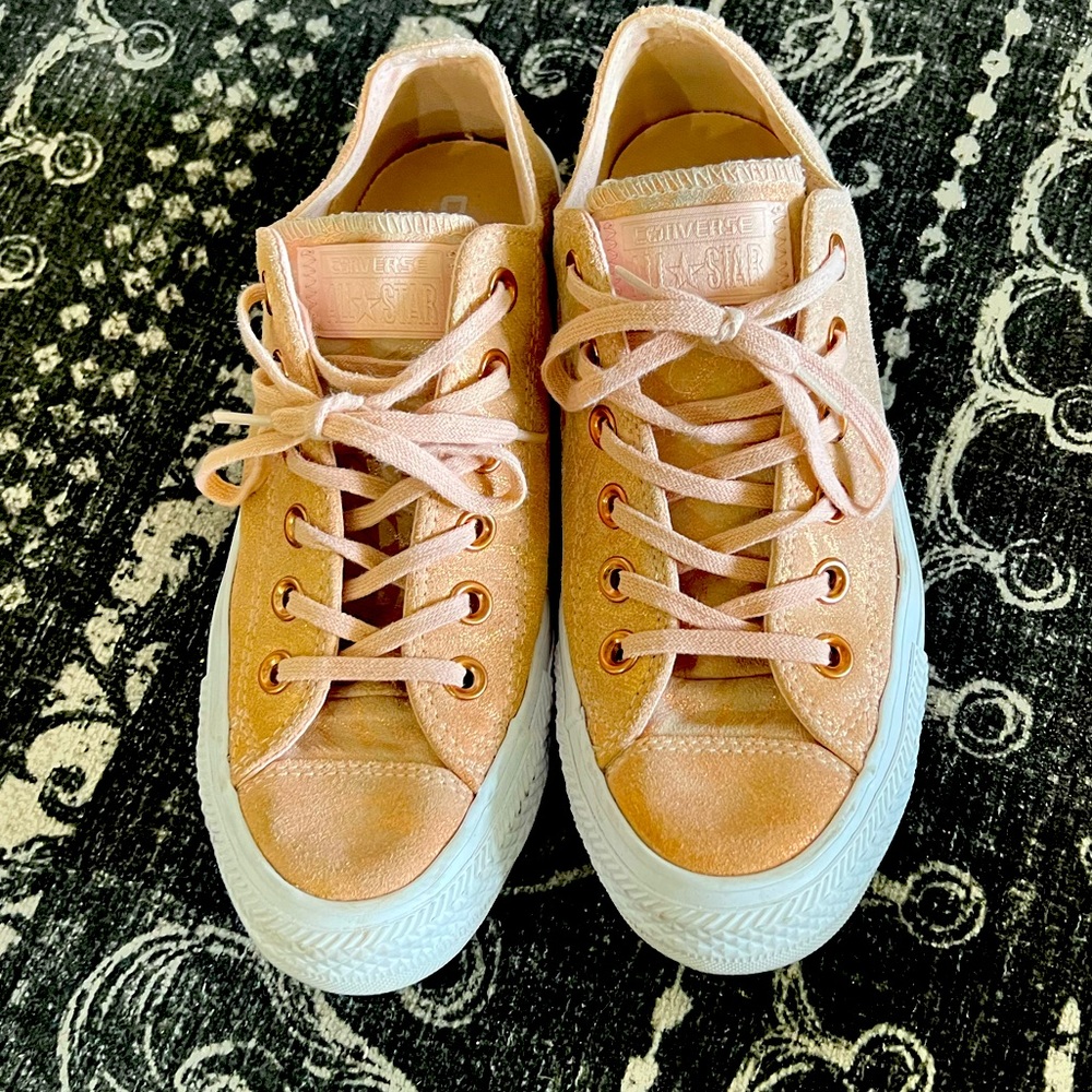 Converse sparkly pink size 6.5